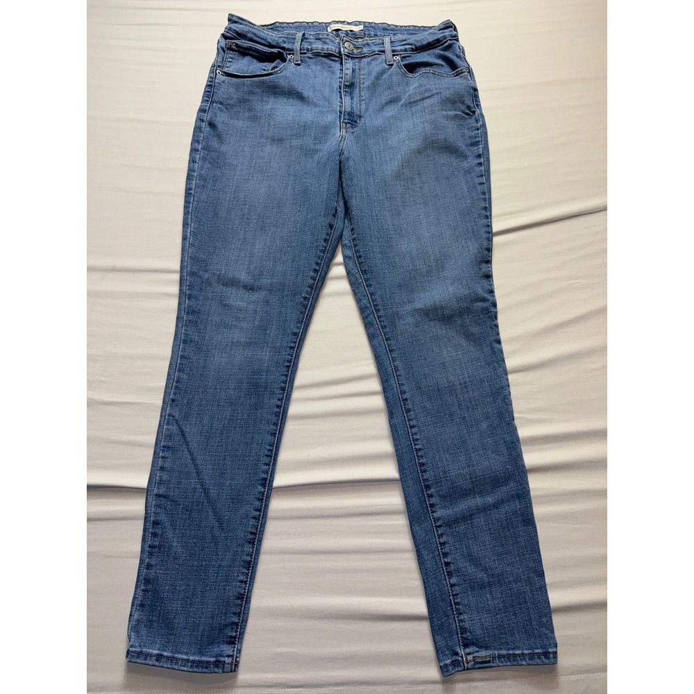 Levis 721 High Rise Skinny Jeans Womens 33x30 Blue Denim Medium Wash 18882-0398